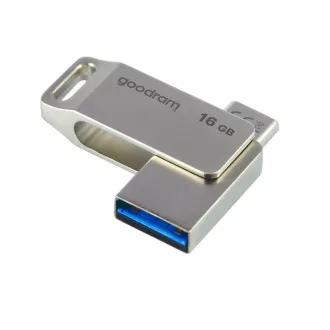 GOODRAM Flash Disk 16GB ODA3, USB 3.2, strieborná