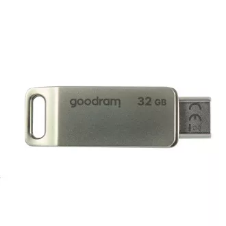 GOODRAM Flash Disk 32GB ODA3, USB 3.2, strieborná