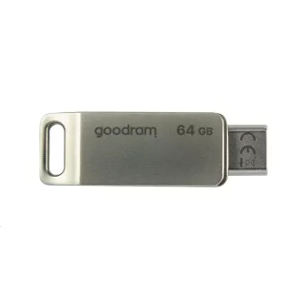 GOODRAM Flash Disk 64GB ODA3, USB 3.2, strieborná