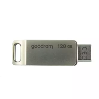 GOODRAM Flash Disk 128GB ODA3, USB 3.2, strieborná