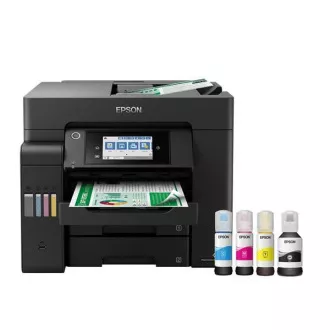 EPSON tlačiareň ink EcoTank L6550, 4in1, 4800x2400dpi, A4, USB, 4-ink, Záruka 5 rokov po registrácii zadarmo