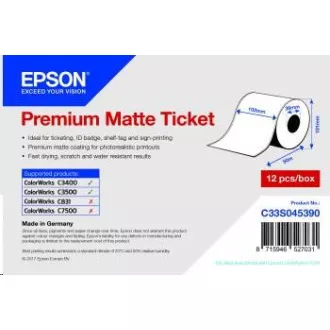 Epson Receipt- / voucher roll (endless), normal papier, 102mm