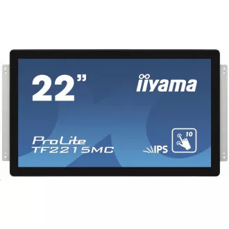 iiyama ProLite TF2215MC-B2, 54.6cm (21.5''), Projected Capacitive, 10 TP, Full HD, black