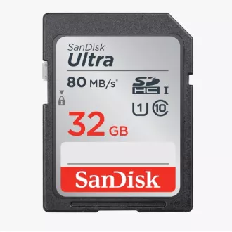 SanDisk SDHC karta 32GB Ultra (100MB/s Class 10 UHS-I)