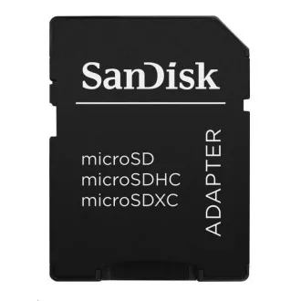 SanDisk MicroSDXC karta 128GB Ultra (100MB/s, Class 10, Android) + adaptér