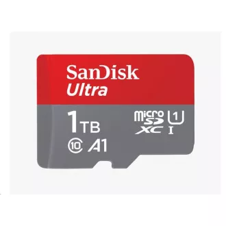 SanDisk MicroSDXC karta 1TB Ultra (120 MB/s, A1 Class 10 UHS-I, Android) + adaptér