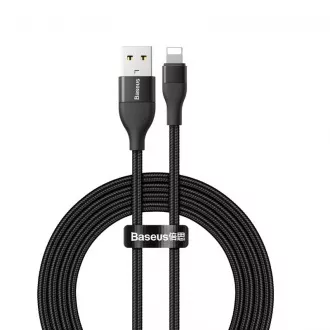 Baseus nabíjací / dátový kábel 2v1 USB-A + USB-C na Lightning 18W 1m, čierna