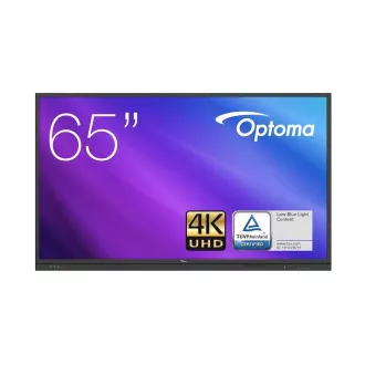 Optoma 3651RK IFPD 65" - interaktívny dotykový, 4K UHD, multidotyk 20prstu, Android, antireflexné tvrdené sklo