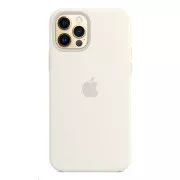 APPLE iPhone 12/12 Pre Silicone Case with MagSafe - White