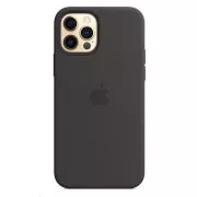 APPLE iPhone 12/12 Pre Silicone Case with MagSafe - Black