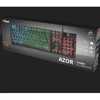 TRUST herná klávesnica GXT 835 Azor Illuminated Gaming Keyboard SK/SK TRUST herná klávesnica GXT 835 Azor Illuminated Gaming Keyboard SK/SK