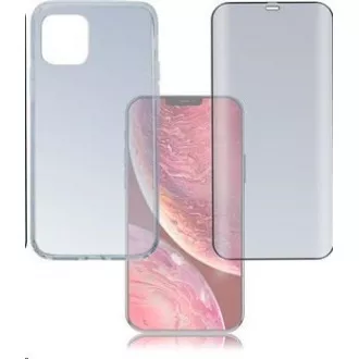 4smarts 360° Protection set (tvrdené sklo Full Frame čierna + zadný kryt) pre Apple iPhone 12 mini 4smarts 360° Protection set (tvrdené sklo Full Frame čierna + zadný kryt) pre Apple iPhone 12 mini