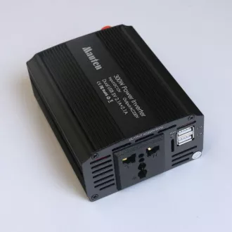 EUROCASE menič napätia DC/AC 12V/230V, 300W, USB