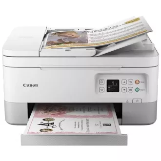 Canon PIXMA Tlačiareň TS7451 white - farebná, MF (tlač, kopírka, sken, cloud), duplex, USB, Wi-Fi, Bluetooth Canon PIXMA Tlačiareň TS7451 white - farebná, MF (tlač, kopírka, sken, cloud), duplex, USB, Wi-Fi, Bluetooth