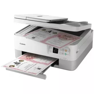 Canon PIXMA Tlačiareň TS7451 white - farebná, MF (tlač, kopírka, sken, cloud), duplex, USB, Wi-Fi, Bluetooth Canon PIXMA Tlačiareň TS7451 white - farebná, MF (tlač, kopírka, sken, cloud), duplex, USB, Wi-Fi, Bluetooth