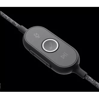 Logitech slúchadlá s mikrofónom Zone Wired Headset Graphite - EMEA