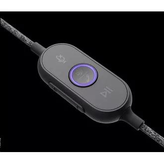 Logitech slúchadlá s mikrofónom Zone Wired Teams Headset Graphite - EMEA
