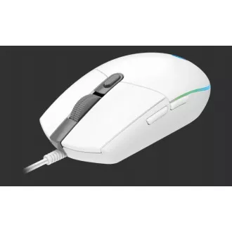Logitech herná myš Gaming Mouse G203 LIGHTSYNC 2nd Gen, EMEA, USB, white Logitech herná myš Gaming Mouse G203 LIGHTSYNC 2nd Gen, EMEA, USB, white
