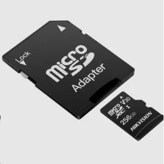 HIKVISION MicroSDHC karta 8GB C1 (R: 23MB/s, W: 10MB/s) + adaptér