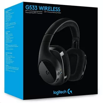 Logitech herné slúchadlá G533, Wireless Gaming Headset Logitech herné slúchadlá G533, Wireless Gaming Headset