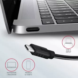 AXAGON HMC-5G2 SPEEDSTER 5H, USB-C 3.2 Gen 2 10 Gbps húb w. HDMI + 2x USB-A + 2x USB-C, PD 60W, 13cm USB-C cable