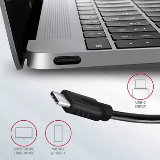 AXAGON HMC-5G2, USB 10Gbps húb, porty 2x USB-A, 2x USB-C, HDMI 4k/60, PD 100W, kábel USB-C 13cm