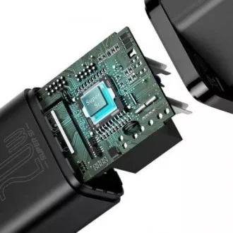 Baseus Super SI set adaptéra USB-C 20W a kábla USB-C do Lightning 1m, čierna Baseus Super SI set adaptéra USB-C 20W a kábla USB-C do Lightning 1m, čierna