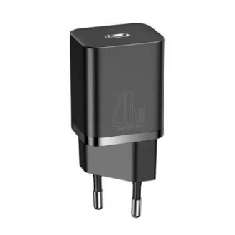 Baseus Super SI set adaptéra USB-C 20W a kábla USB-C do Lightning 1m, čierna Baseus Super SI set adaptéra USB-C 20W a kábla USB-C do Lightning 1m, čierna