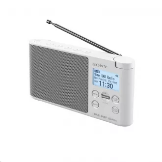 SONY prenosné digitálne rádio DAB/DAB+ s LCD displejom, biela SONY prenosné digitálne rádio DAB/DAB+ s LCD displejom, biela