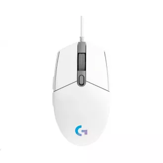 Logitech herná myš G102 2nd Gen LIGHTSYNC Gaming Mouse, USB, EER, White Logitech herná myš G102 2nd Gen LIGHTSYNC Gaming Mouse, USB, EER, White