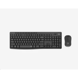 Logitech Silent Wireless Combo MK295, bezdrôtová klávesnica + myš, US, Graphite