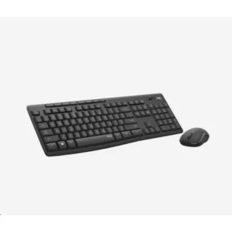 Logitech Silent Wireless Combo MK295, bezdrôtová klávesnica + myš, US, Graphite