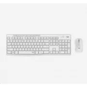 Logitech Silent Wireless Combo MK295, bezdrôtová klávesnica + myš, US, Off-White