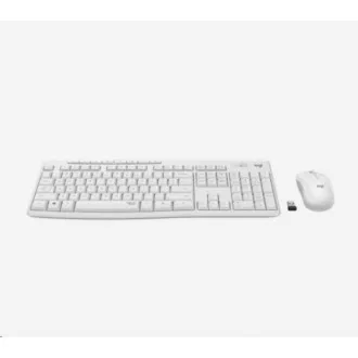 Logitech Silent Wireless Combo MK295, bezdrôtová klávesnica + myš, US, Off-White