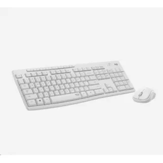 Logitech Silent Wireless Combo MK295, bezdrôtová klávesnica + myš, US, Off-White