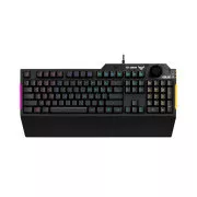 ASUS klávesnica TUF GAMING K1 (RA04), membránová, US, čierna