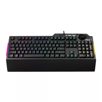ASUS klávesnica TUF GAMING K1 (RA04), membránová, US, čierna