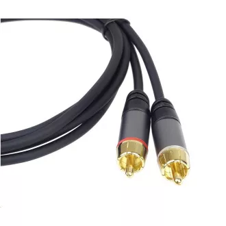 PREMIUMCORD kábel, Jack 3.5mm-2xCINCH M/M 5m PREMIUMCORD kábel, Jack 3.5mm-2xCINCH M/M 5m