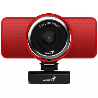 GENIUS webkamera ECam 8000/ červená/ Full HD 1080P/ USB2.0/ mikrofón