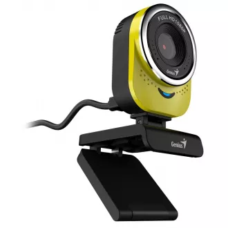 GENIUS webkamera QCam 6000/ žltá/ Full HD 1080P/ USB2.0/ mikrofón