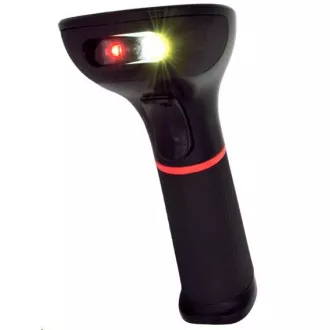 Virtuos CCD 2D čítačka Virtuos HW-855A, bezdrôtová, základňa, USB, čierna