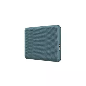 TOSHIBA HDD CANVIO ADVANCE (NEW) 4TB, 2, 5", USB 3.2 Gen 1, zelená / green