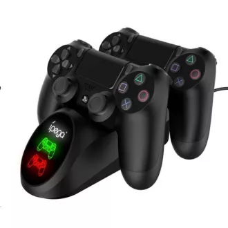 iPega PG-9180 Double Charger dokovacia stanica pre gamepady PS4, čierna iPega PG-9180 Double Charger dokovacia stanica pre gamepady PS4, čierna