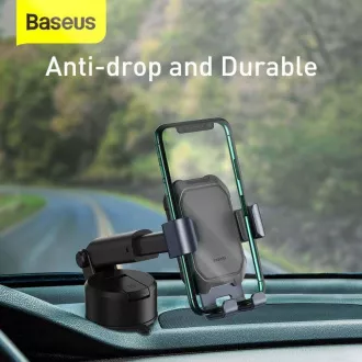 Baseus Tank Gravity držiak do auta (na palubnú dosku), čierna