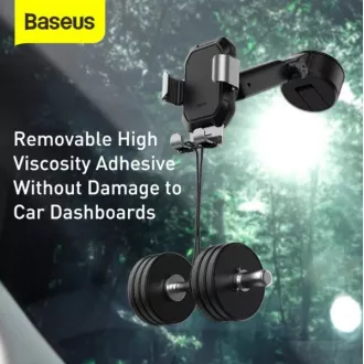 Baseus Tank Gravity držiak do auta (na palubnú dosku), čierna