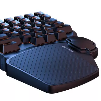 Baseus GAMO drôtová herná klávesnica, čierna