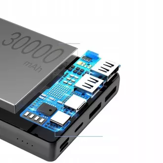 Baseus Mini JA rýchla powerbanka 3A 30000mAh, čierna