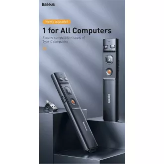 Baseus Orange dot laserové bezdrôtové ukazovátko, šedá