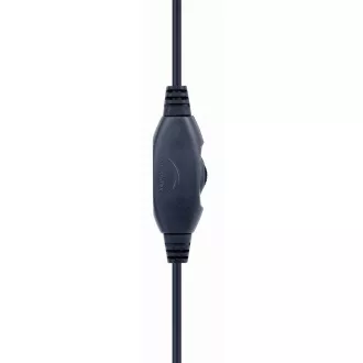 GEMBIRD slúchadlá s mikrofónom GHS-05-O, gaming, čierno-oranžová, 1x 4-pólový 3, 5mm jack