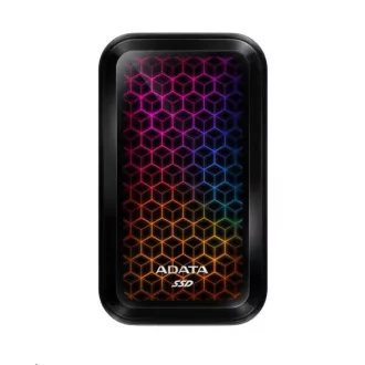 ADATA External SSD 512GB SE770G USB 3.0 čierna/žltá LED RGB